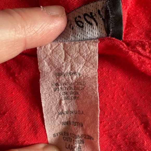 Wet Seal Red Floral Top  8640 - Picture 9 of 9